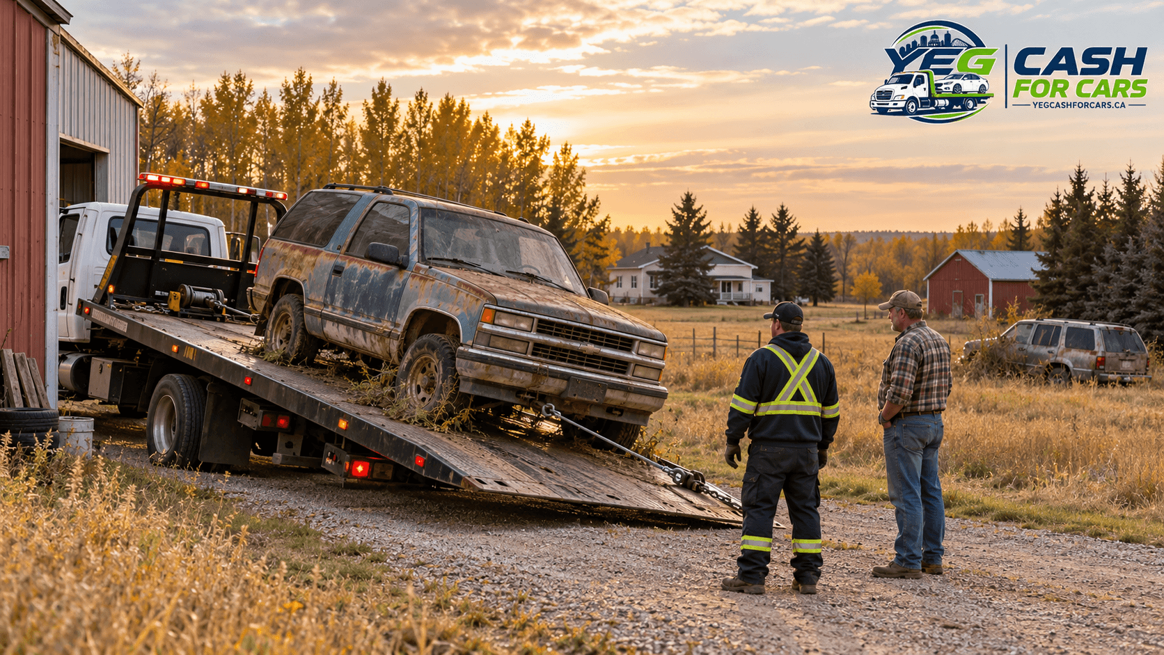 When to Clear Unwanted Vehicles From a Stony Plain Acreage
